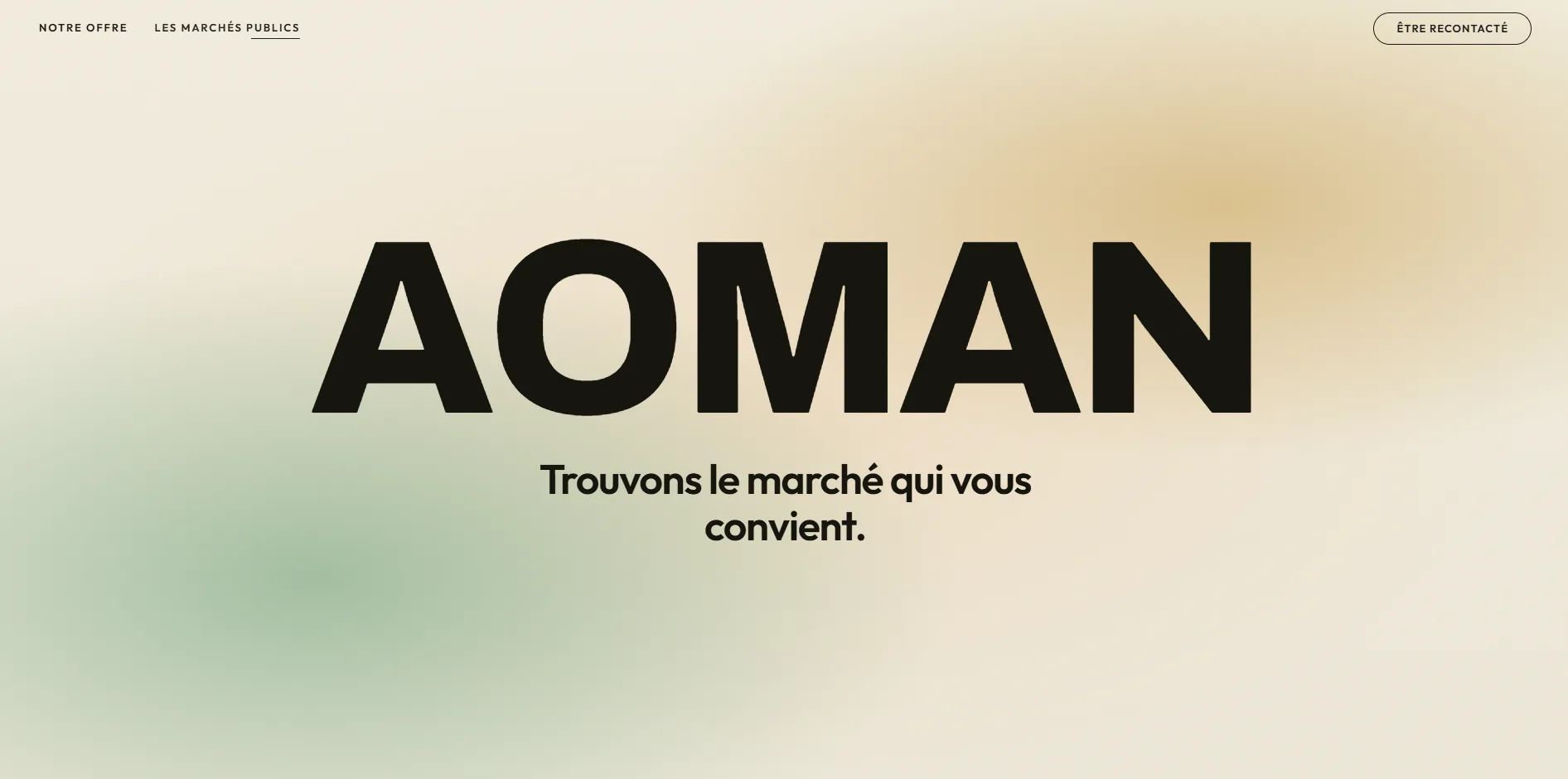 Accueil d'aoman.fr : trouvons le marché qui vous convient